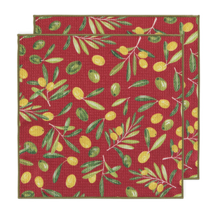 Olive Oil Recycled Microfibre Dishcloth Set