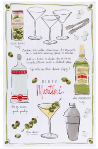 Martini Dishtowel