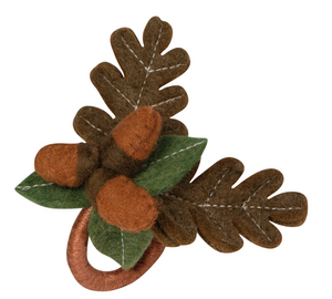 Oak and Acorn Felt Napkin Ring