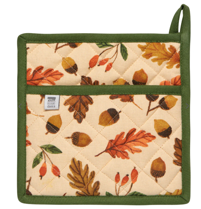 Oak and Acorn Spruce Potholder