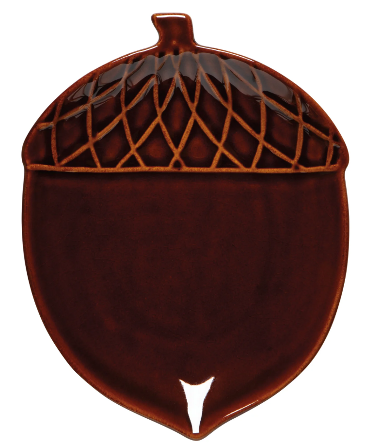 Oak and Acorn Shaped Dish