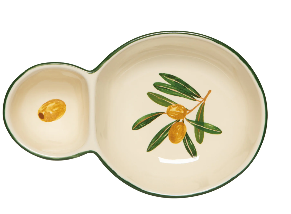 Olive Divided Dish