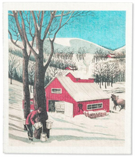 Load image into Gallery viewer, Maple Sugar Shack Dishcloth
