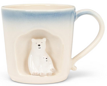 Load image into Gallery viewer, Ombre Taper Mug with Polar Bears
