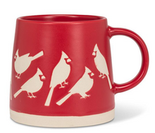 Load image into Gallery viewer, Wide Base Mug with Cardinals
