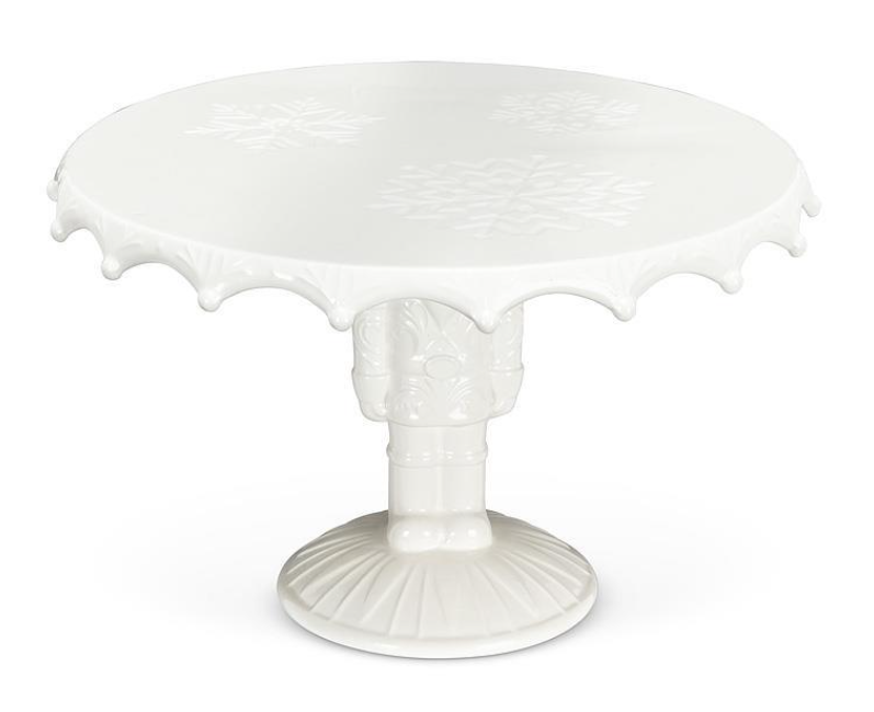 Large Nutcracker Pedestal Cake Plate