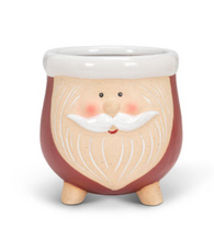 Load image into Gallery viewer, Medium Santa Planter on Legs
