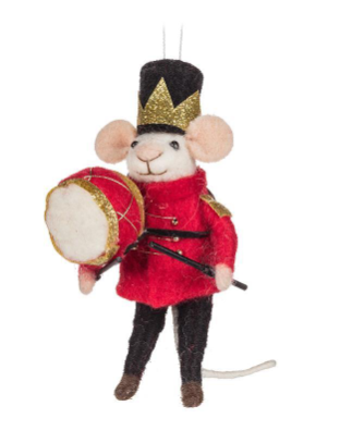 Marching Band Mouse Ornament