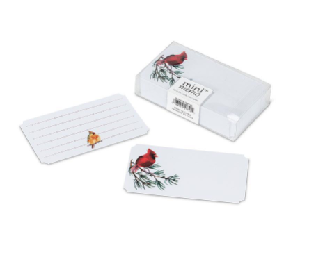 Cardinal Mini Note Card - 50 Pieces