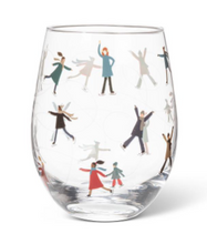 Load image into Gallery viewer, Skaters Stemless Wine Glass

