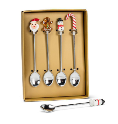 Holiday Icon Spoons - Set of 4