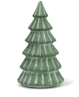 Large Snowy Evergreen Tree