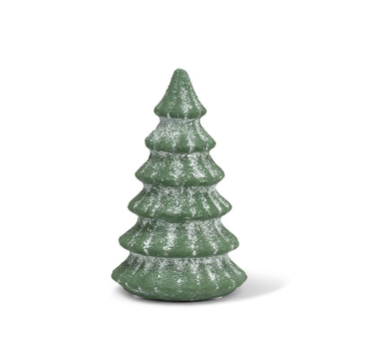Small Snowy Evergreen Tree