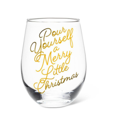 Pour Yourself Stemless Wine Glass