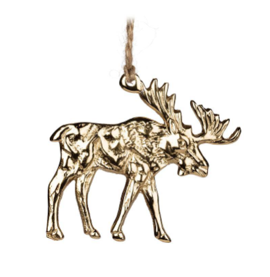 Simple Flat Moose Ornament