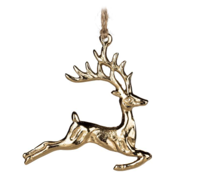 Simple Flat Deer Ornament