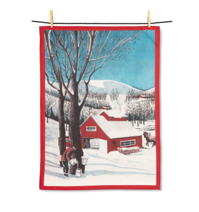 Maple Sugar Shack Kitchen Towel
