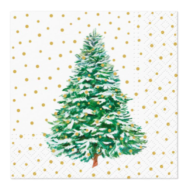 Cocktail Frosted Forest Napkins - Pack of 20