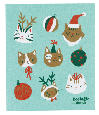 Let it Meow Swedish Sponge Cloth