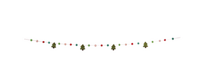 Christmas Tree Felt Garland