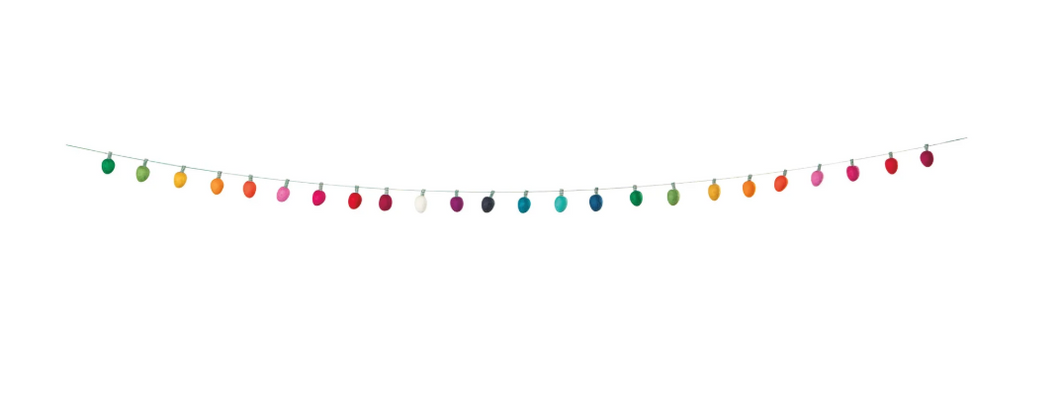 Spirits Bright Christmas Felt Garland