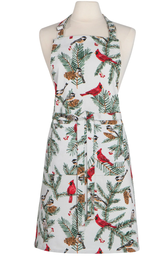 Birds & Boughs Christmas Chef Apron