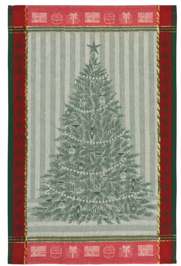 Festive Fir Jacquard Christmas Dishtowel