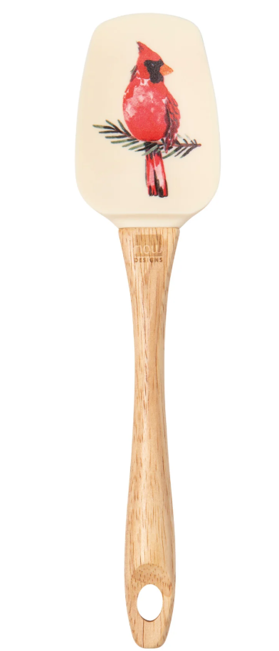 Cardinal Christmas Silicone Spatula