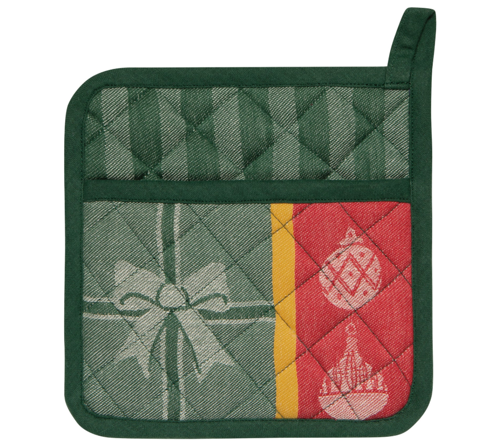 Festive Fir Jacquard Christmas Potholder