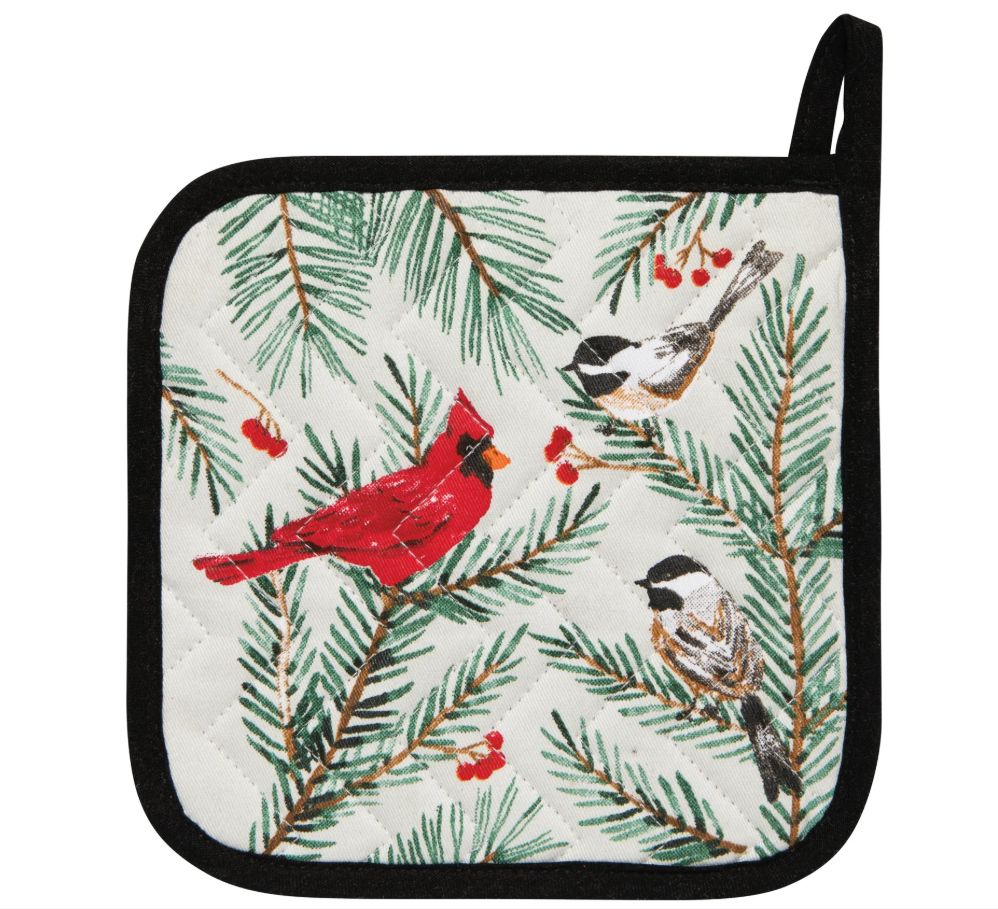 Birds & Boughs Christmas Chef Potholder