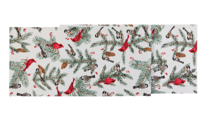Birds & Boughs Christmas Runner