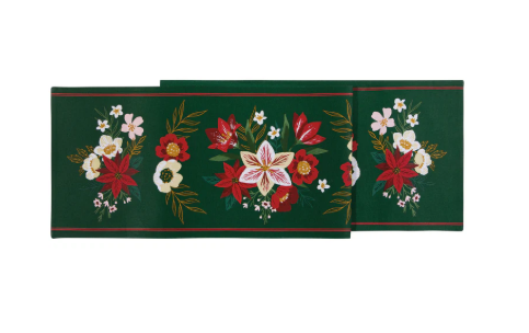 Amaryllis Christmas Runner