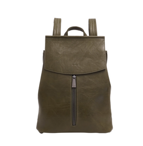 Chloe Convertible Backpack - Olive