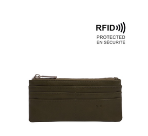 Briella Slim Wallet - Olive