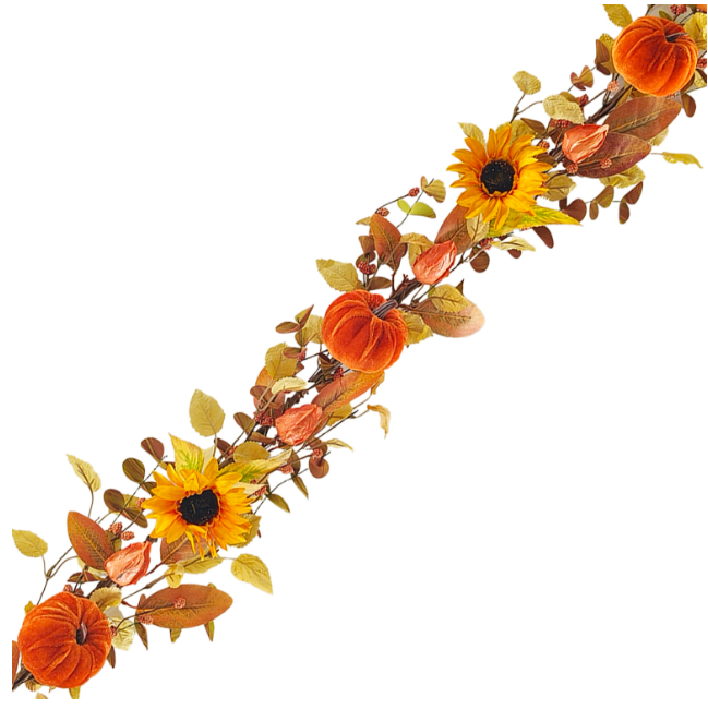 Garland Fall - 5′ Berries & Flower Buds