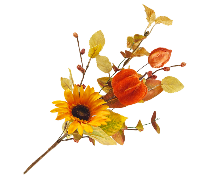 Fall Spray - 18″ with Berries & Flower Buds