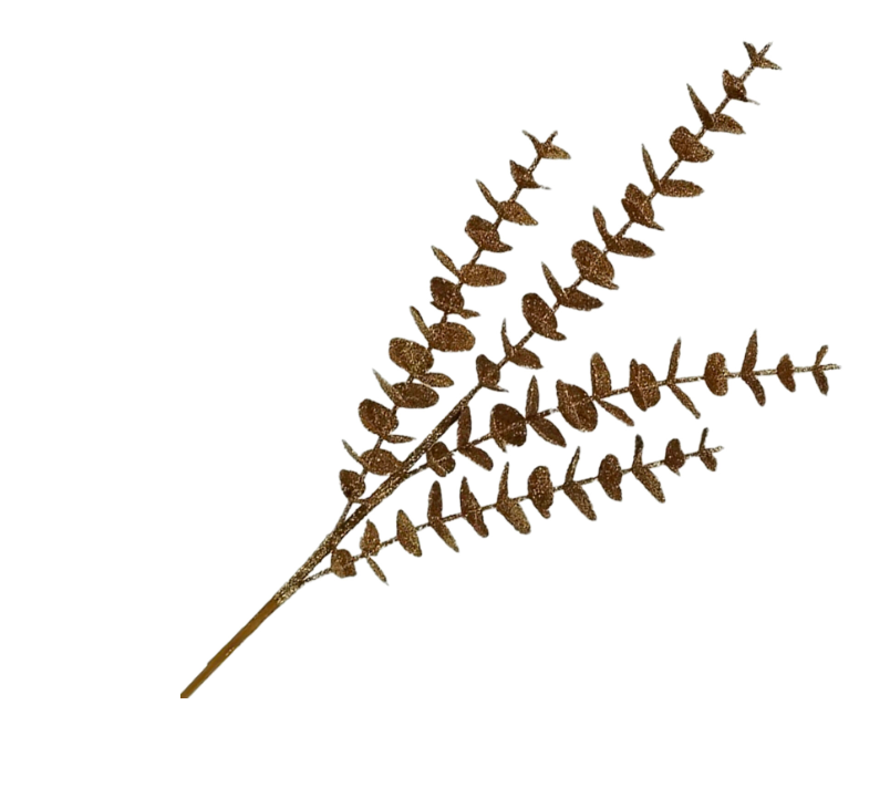 Rose Gold Glitter Eucalyptus Spray - 27