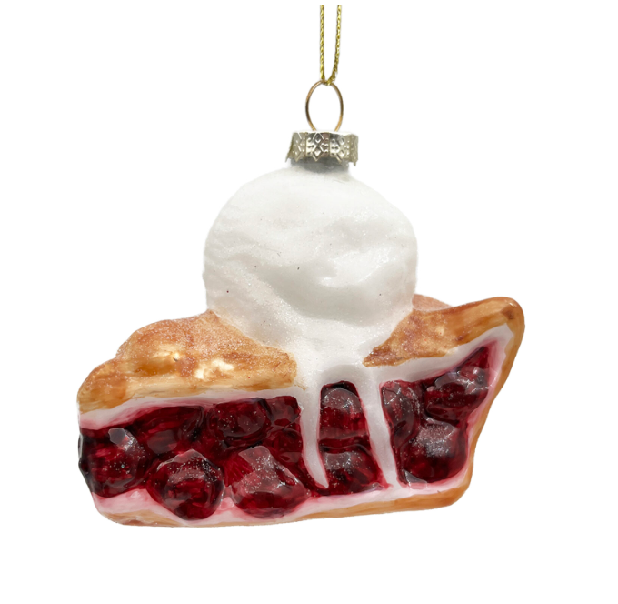 Pie Glass Ornament - 3