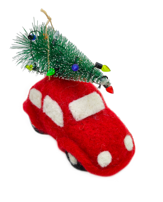 Griswold Automobile Wool Ornament - 3