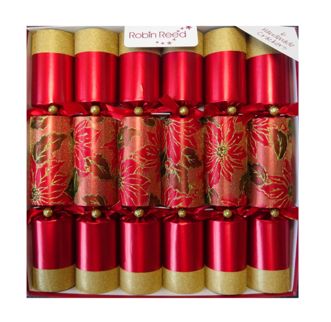 Christmas Crackers - Red Poinsettia