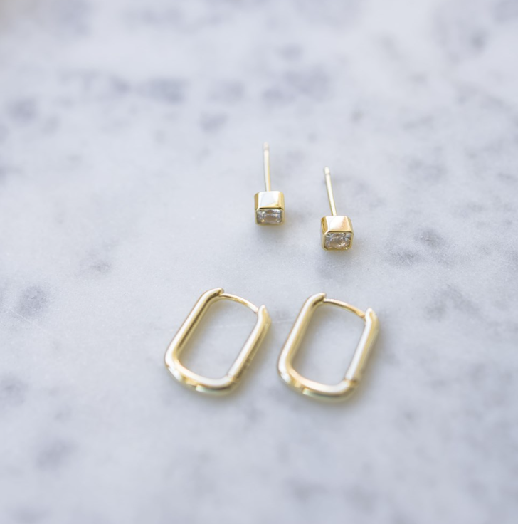 Duet Set-Square - Gold