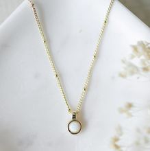 Load image into Gallery viewer, Ona Necklace - Gold/Opalite
