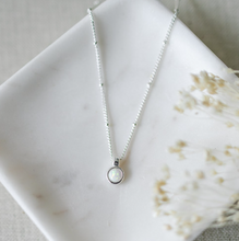 Load image into Gallery viewer, Ona Necklace - Silver/Opalite
