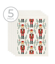 Load image into Gallery viewer, Traditional Nutcracker Sponge Cloth - Pack Of 5
