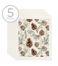 Load image into Gallery viewer, Pinecone Firs Sponge Cloth - Pack Of 5
