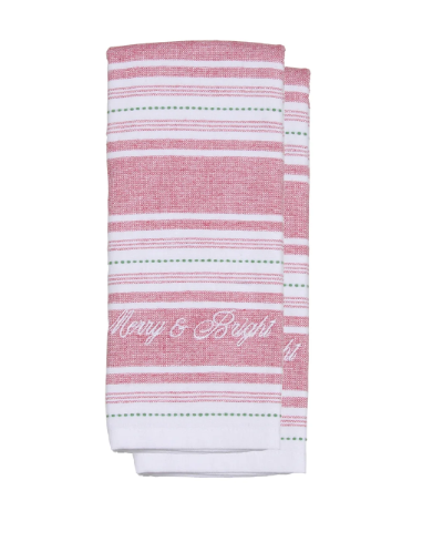 Merry And Bright Terry Reverse Towels