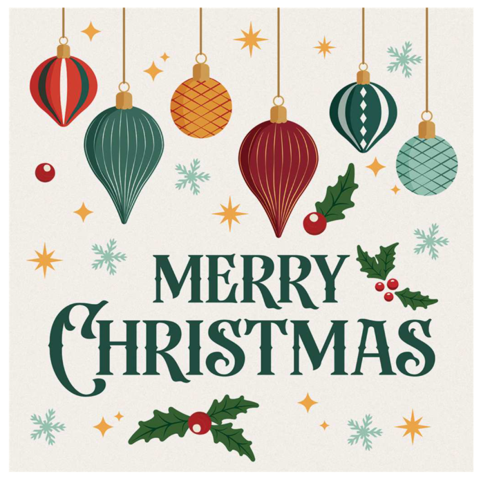 Merry Christmas Coaster - 4