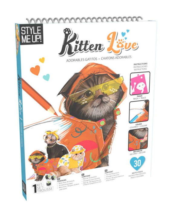 Style Me Up Art - Kitten Love