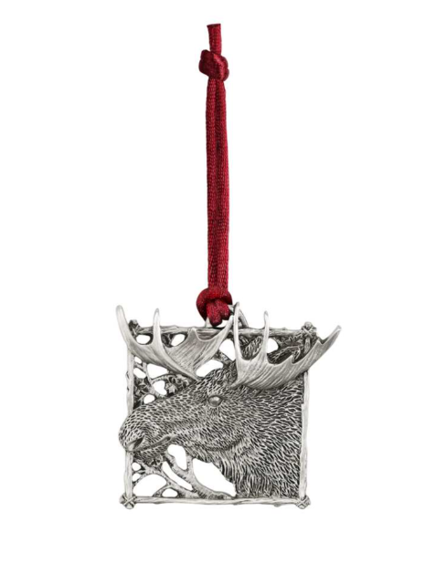 Moose Pewter Ornament