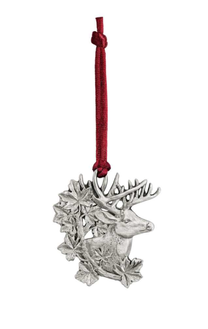 Whitetail Deer Pewter Ornament